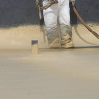 seamless, protective Rapid Falls foam roofing